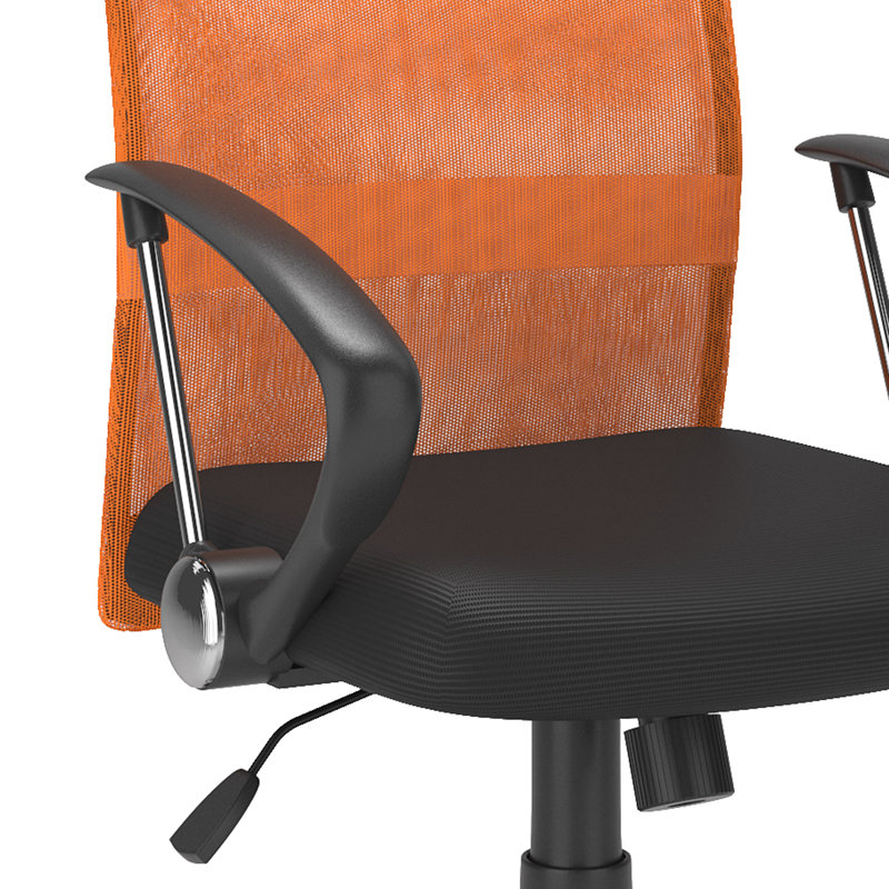 Hubbert Mesh Swivel Task Ofiice Chair, Orange