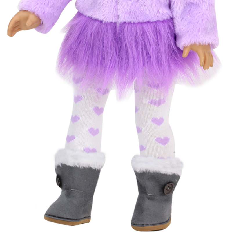 Doll Button Ewe Boot