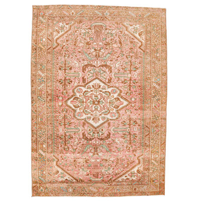 One-of-a-Kind 4'9" X 6'8" 1990s Wool Area Rug in