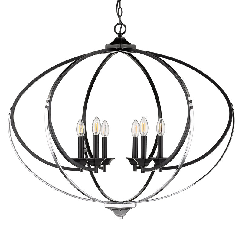 Lustre sphérique unique à 5 lumières Orey