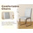 Kamden Heavy-Duty Faux Leather Dining Chairs with Iron Frame-115285066-118804534
