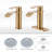 Single-handle Bathroom Faucet with Drain Assembly-92758993