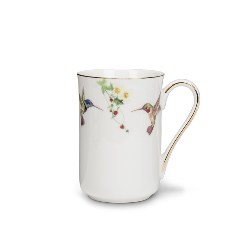 Hummingbird Bone China Coffee Mug