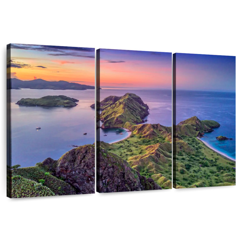 Gillard Komodo National Park Sunrise, 28" H x 45" W