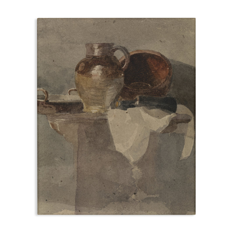 «Gray Still Life», art mural sur toile par Peter Dewint, H 48 po x l 36 po