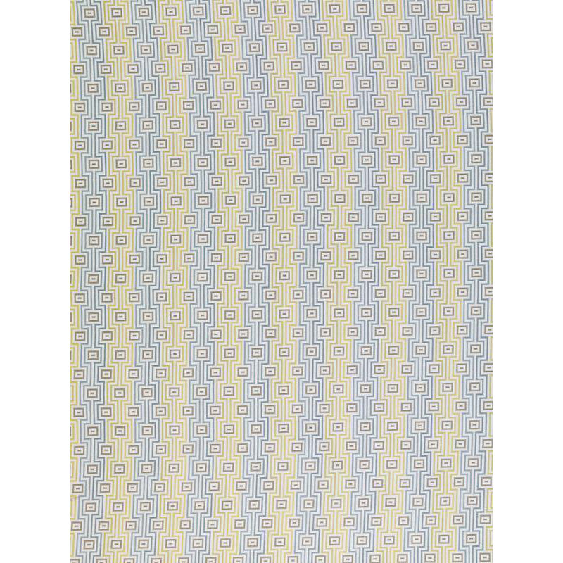 Alhambra Fabric, Blue/Yellow