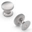 Collection American Diner - Bouton rond de 1 po de diamètre - chrome, quincaillerie transitionnelle et traditionnelle pour tiroirs et armoires-116145110-99149592