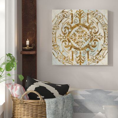 « boho médaillon », reproduction d’impression sur toile tendue