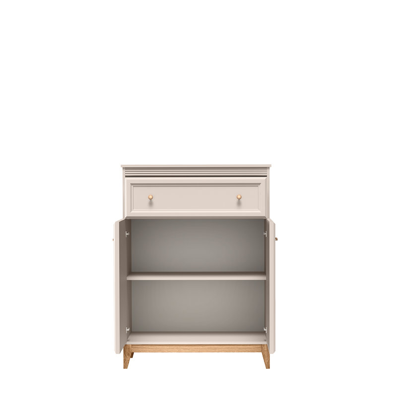 Solid Wood Chest of Drawers, 125cm H x 92cm W x 41cm D