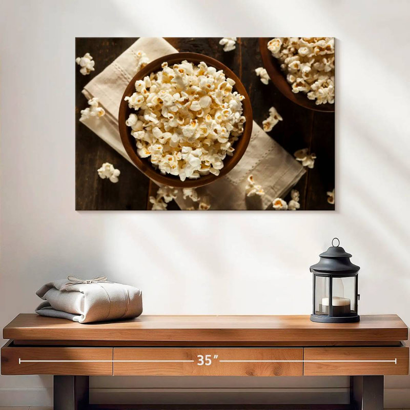 Yarlin Homemade Popcorn, 8" H x 12" W