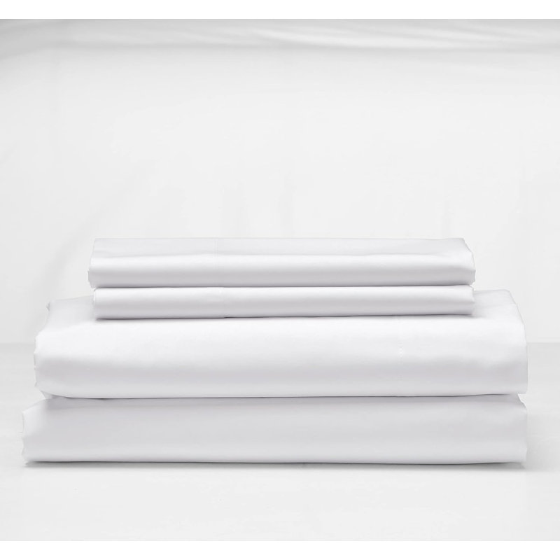 Sheet Set, Twin Sheet Set with 1 Pillowcase, White