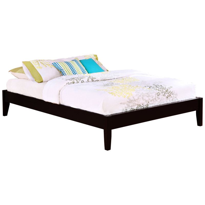 Lit plateforme Eastern King Cappuccino Shine