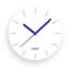 Horloge murale bleue Klein Klein