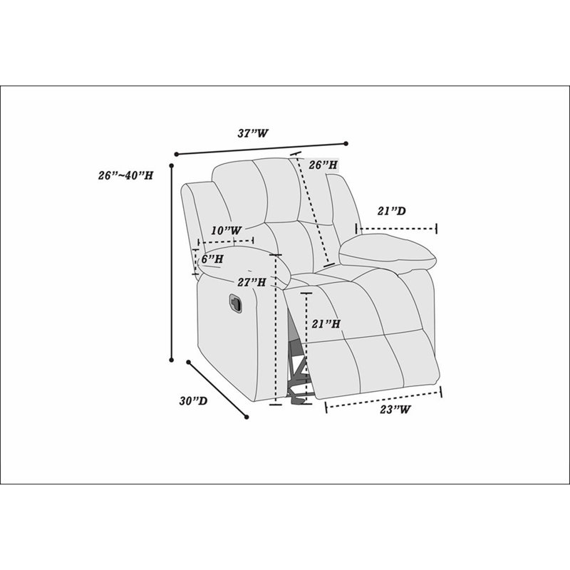 Fauteuil inclinable Motion 1pc