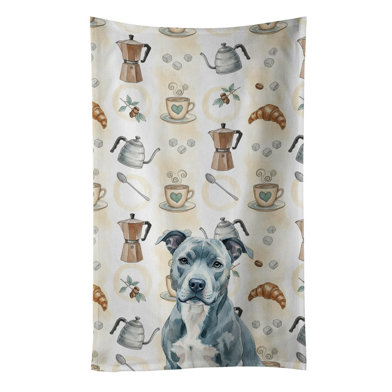 Serviette de cuisine bleu American Staffordshire Terrier, Blue American Staffordshire Terrier