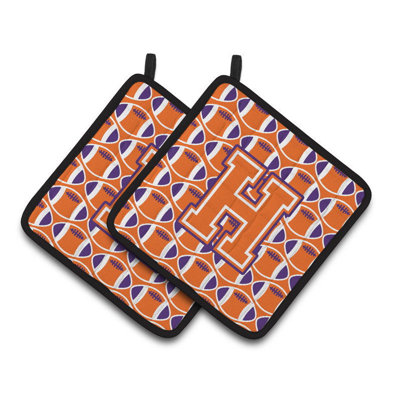 Poignée de football, H, Orange / Blanc / Regalia