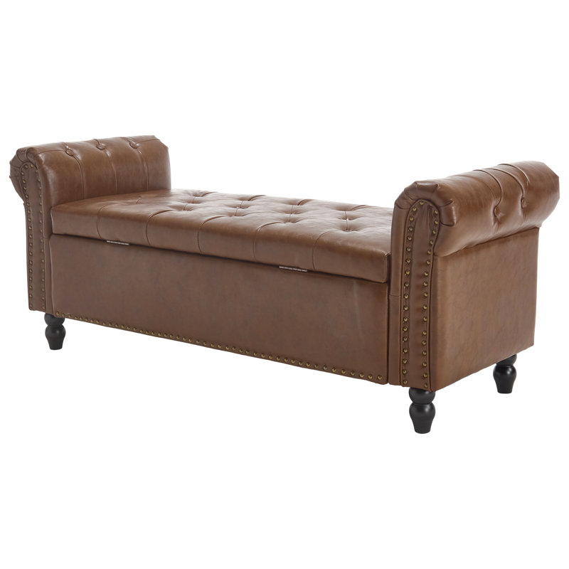 Rangement pour l'organisation de la chambre à coucher - Bouton, cuir d'unité centrale, capacité de 275 lb, rembourrage en mousse