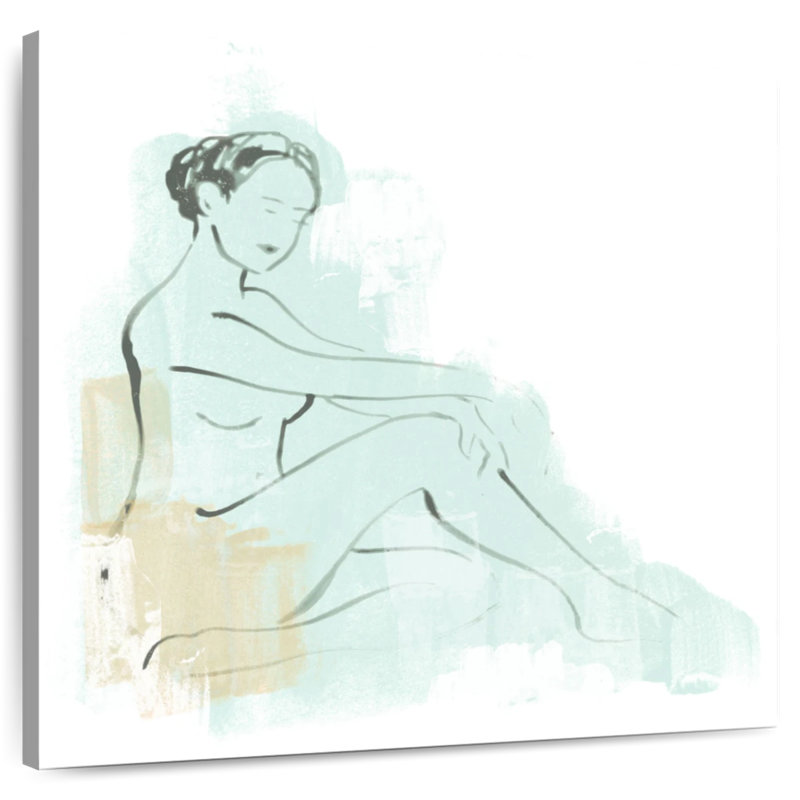Leisha, bloc de couleurs, figure III, H 10 po x l 10 po