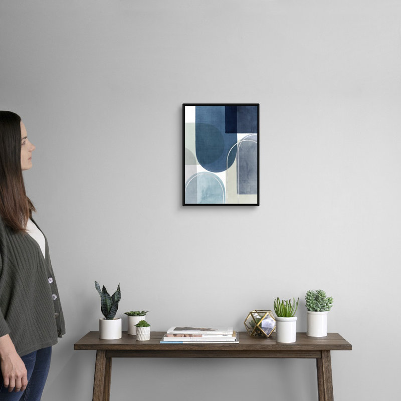 « Move II », reproduction d’art sur toile encadrée, H 18 po x l 14 po, Impression encadrée, Noir