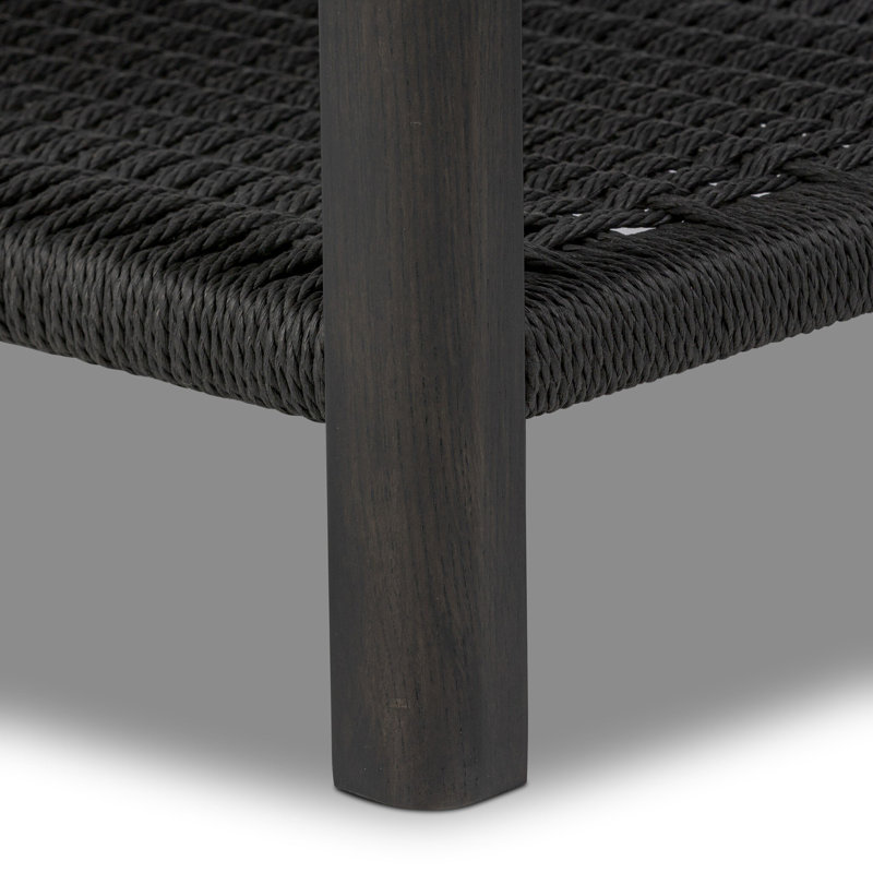 Zuma Nightstand - Dune/Gunmetal/Natural, Smoked Black Ash