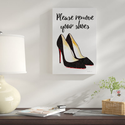 " Please Remove Your Shoes " by Amanda Greenwood