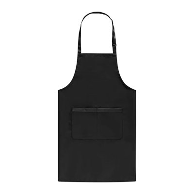 Tablier de barbecue pour homme avec poches, tablier de cuisine réglable pour la cuisine et le nettoyage, noir 27,6 x 29,5 po