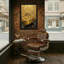 «Bath & Laundry Golden Bath Queen», reproduction d'art sur toile-79649661