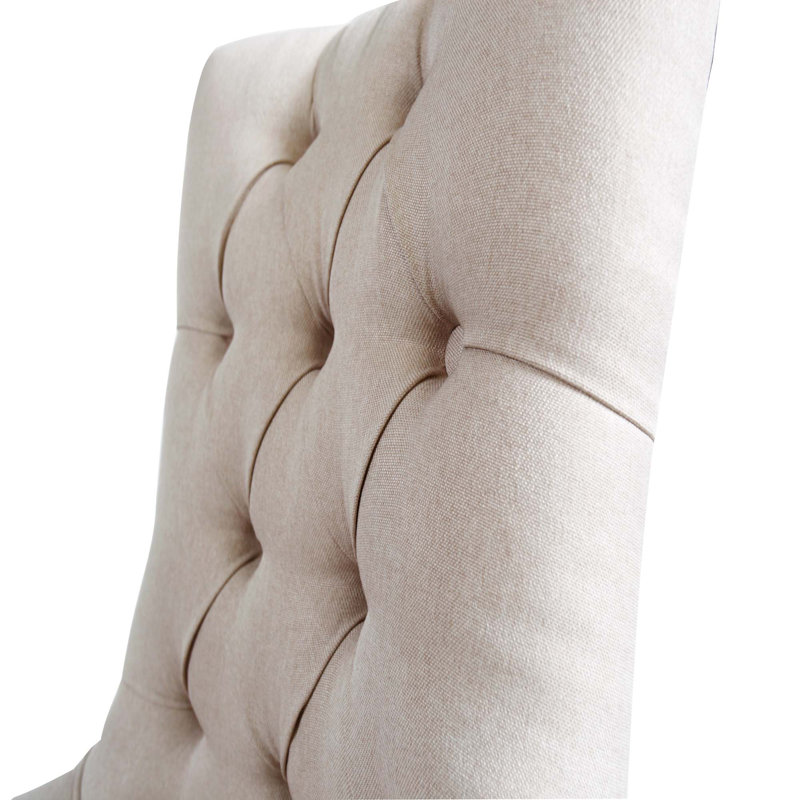 Fauteuil à oreilles Akuji, Beige