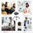 Pu Leather Saddle Seat Stool, Adjustable Height, 360-degree Swivel, For Medical Offices, Grey Faux 360 Work