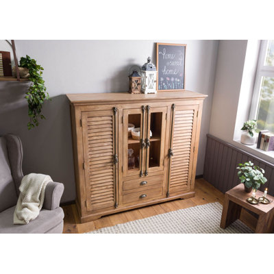 Toulouse 160cm Solid Wood Sideboard