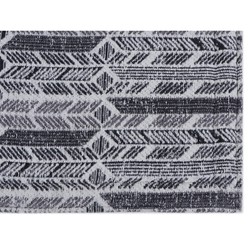 Geometric Polyester Anti-Fatigue Kitchen Mat