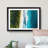 Birds Eye View of the Beach in Abstract - Picture Frame Graphic Art Print-55686046-55686045