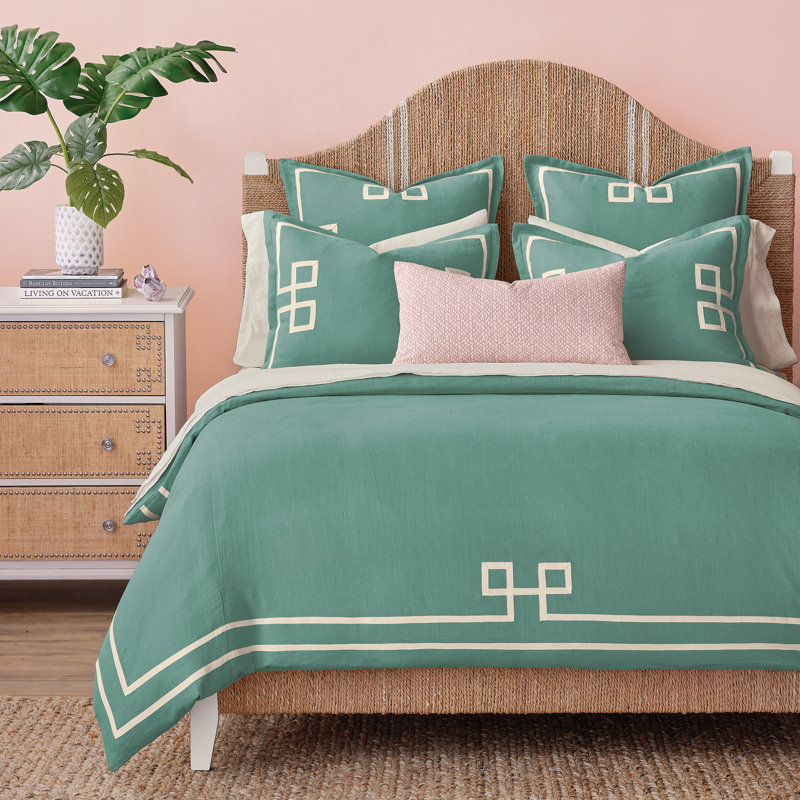Housse de couette Resort, Turquoise / brise, Housse de couette pour lit de jour