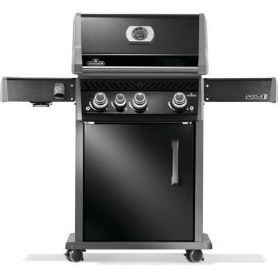 Rogue PRO 425 3-Burner Grill with Infrared Side Burner and Cast Iron Cooking G
