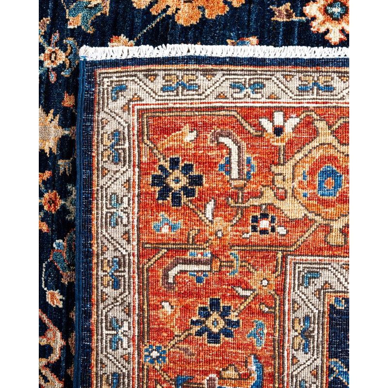 Serapi One-of-a-Kind 6' 5" X 9' 1" Hand Knotted Area Rug