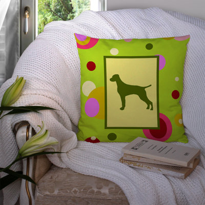Coussin décoratif intérieur/extérieur vizsla