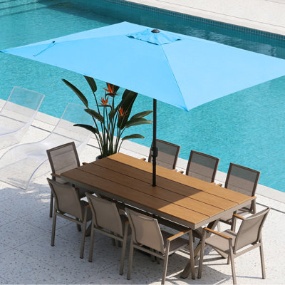 Bradford 120'' x 78'' Rectangular Market Umbrella