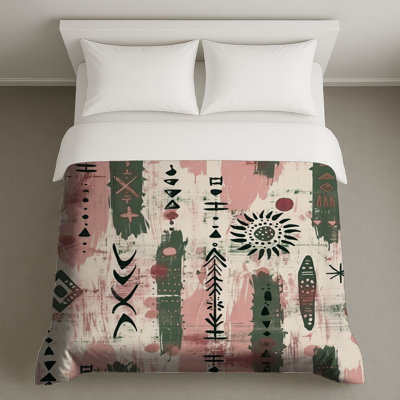 Tribal Abstract Symbols Duvet Covers