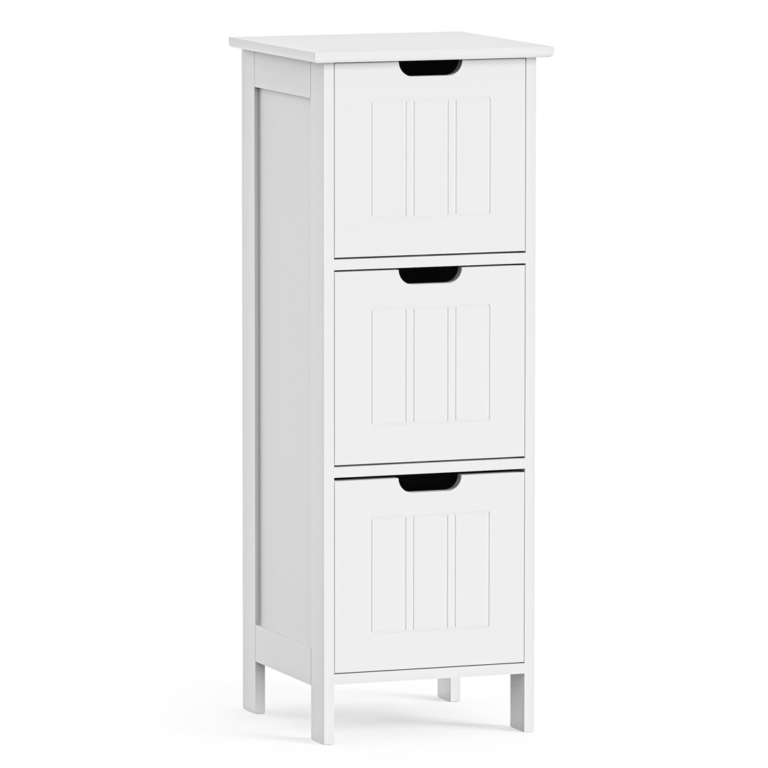 Holbrook Bathroom White Storage Drawers