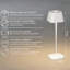 Capri Cordless Table Lamp - USB Rechargeable, Dimmable LED, Stylish Design-62891389