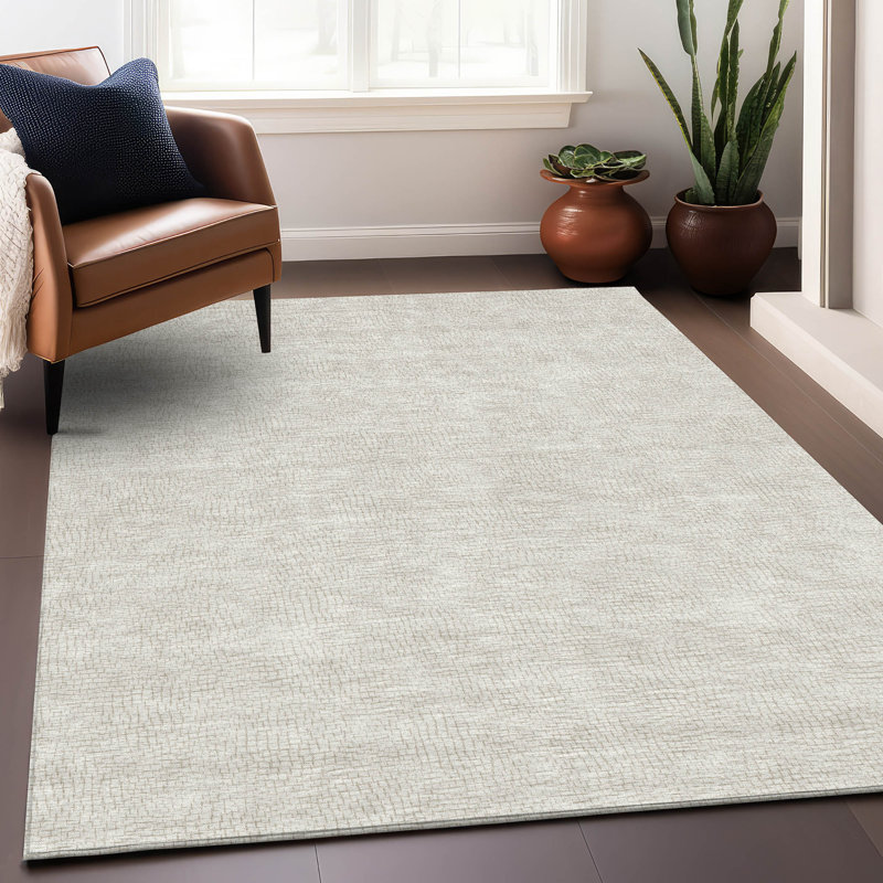 Tapis intérieur / extérieur brun Eleya , 9 pi x 12 pi
