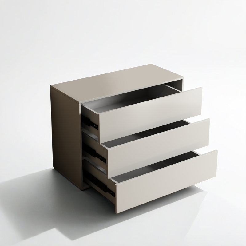 Table de chevet moderne à 23 tiroirs, table de chevet de 23,6 po de largeur