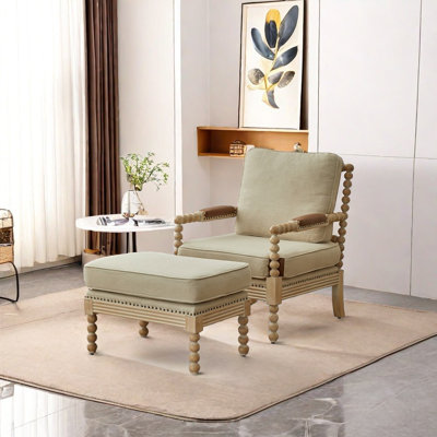 Chaise texturée en tissu jacquard