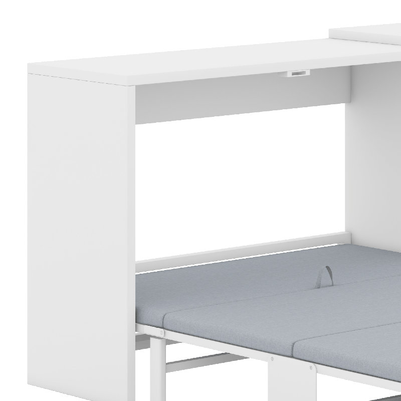 Lit armoire Murphy, Blanc