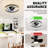 20" Smart Silent Flush Mount Ceiling Fan With Light – Invisible Blades, Remote & Timer-699810250
