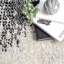 Tapis gris à motif abstrait Genero-912380155