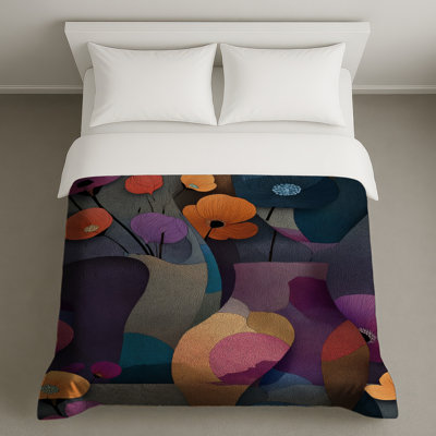 Floral Bedding Abstract Duvet Cover Bohemian