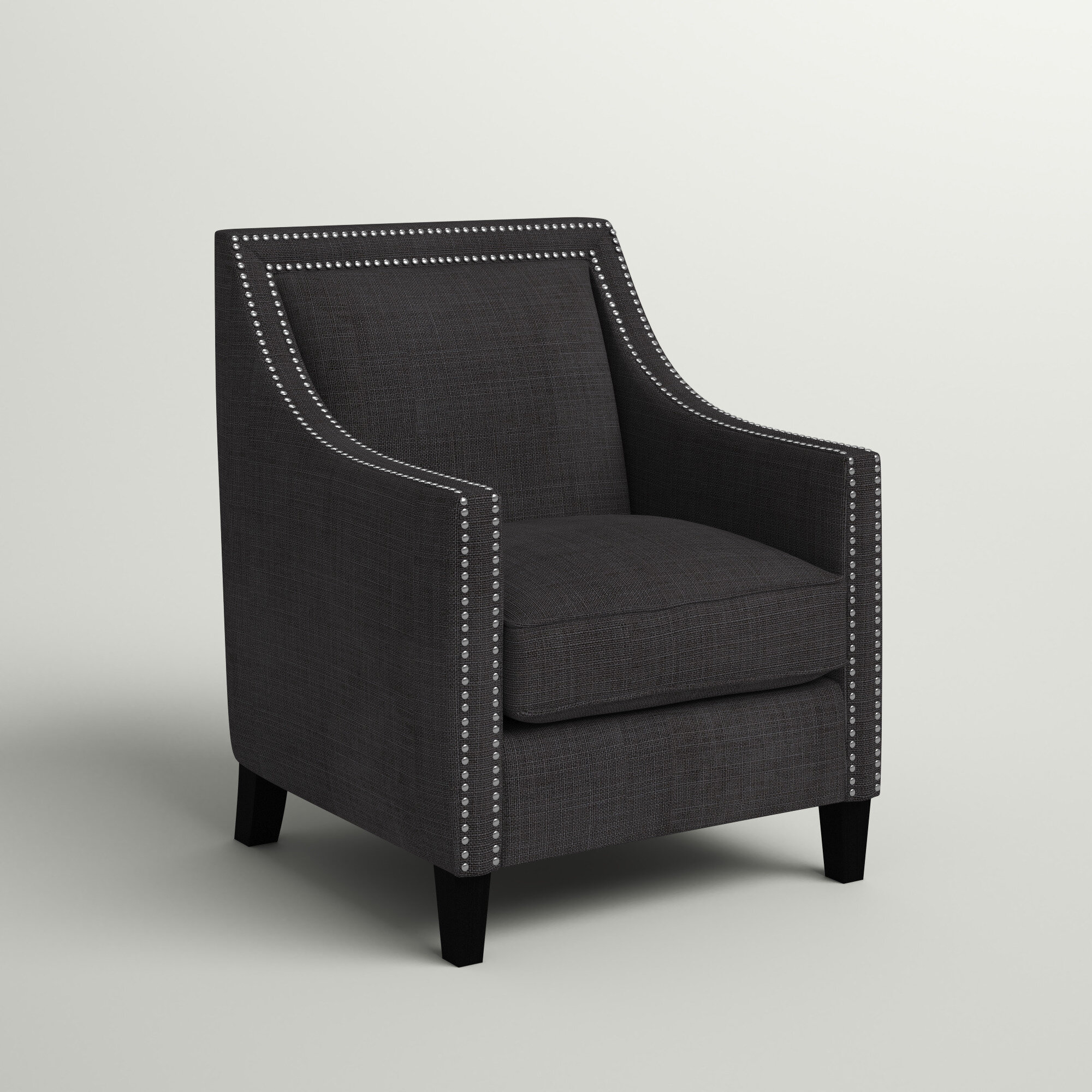 Black and grey online accent chair