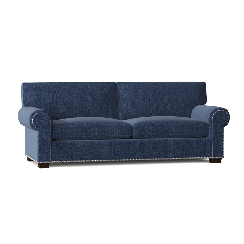 Cancun Sofa, 84" W, Olivia Blue, Café