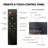 33" Infrared Electric Fireplace: Smokeless Firebox, Touch Panel Control, 1500W Heat, 4 Flame Colors, Adjustable Brightness, /Ul , 5000 /H, 400 Sq. Ft. Heating Area, 2 Installation Ways, 3D Effect